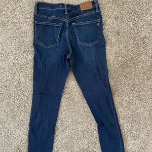 9” Madewell skinny jeans